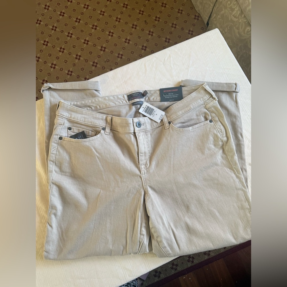 Torrid Light Beige Jeans